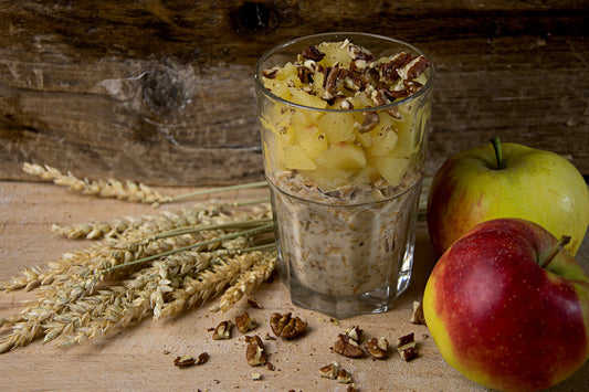 Overnight Oats mit Apfelkompott
