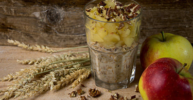 Overnight Oats mit Apfelkompott