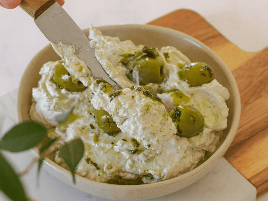 Olive-Feta-Brotaufstrich-Rezept