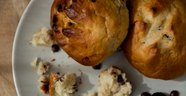 Schokobrötchen mit Cranberry