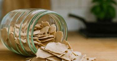 Sauerteig sichern: Trocknen Sauerteig Backup