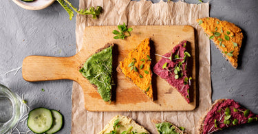 Veganer bunter Brotaufstrich