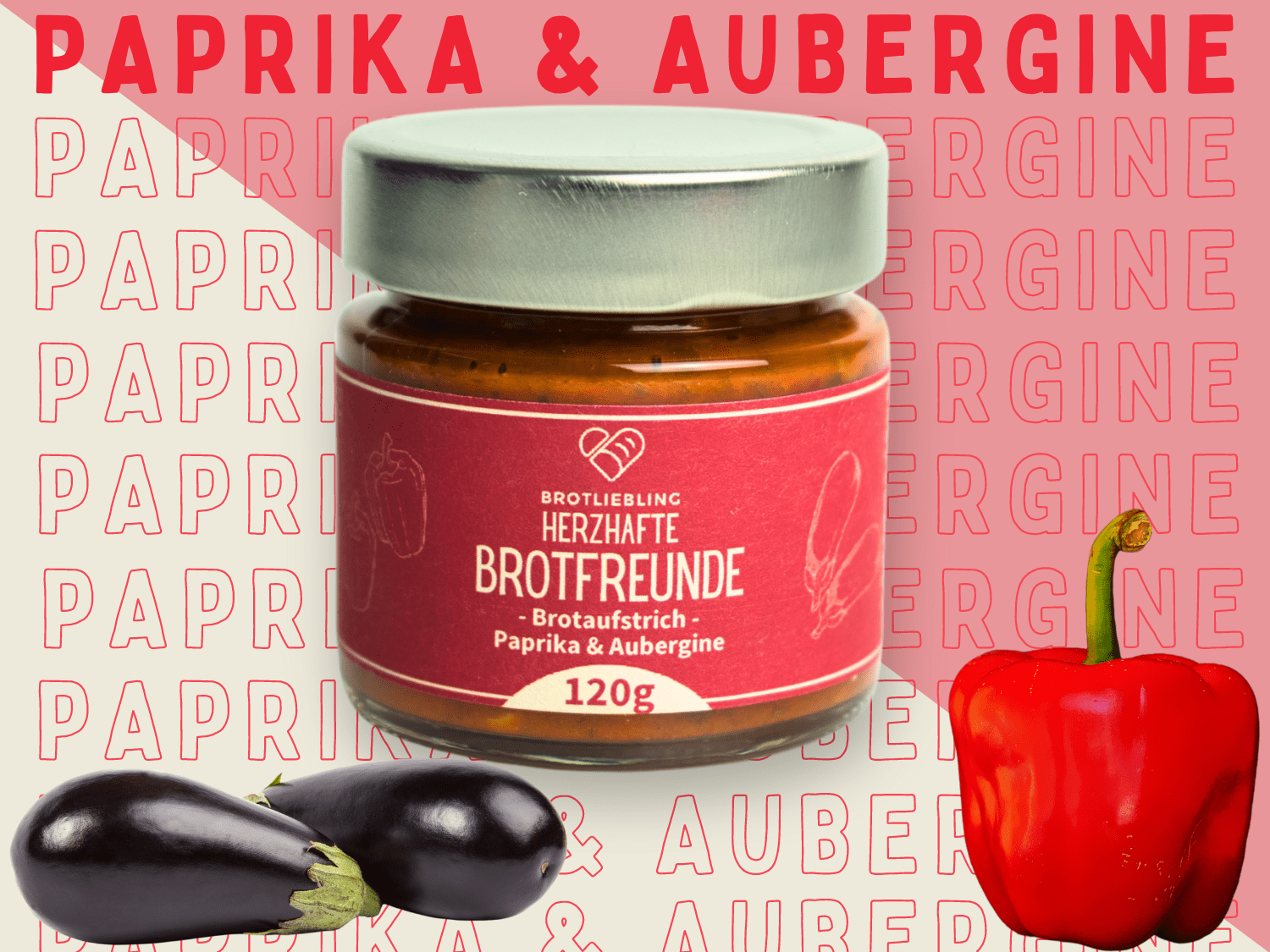 Brotliebling | Brotfreunde Brotaufstrich Paprika & Aubergine Brotliebling | Brotfreunde Brotaufstrich Paprika & Aubergine