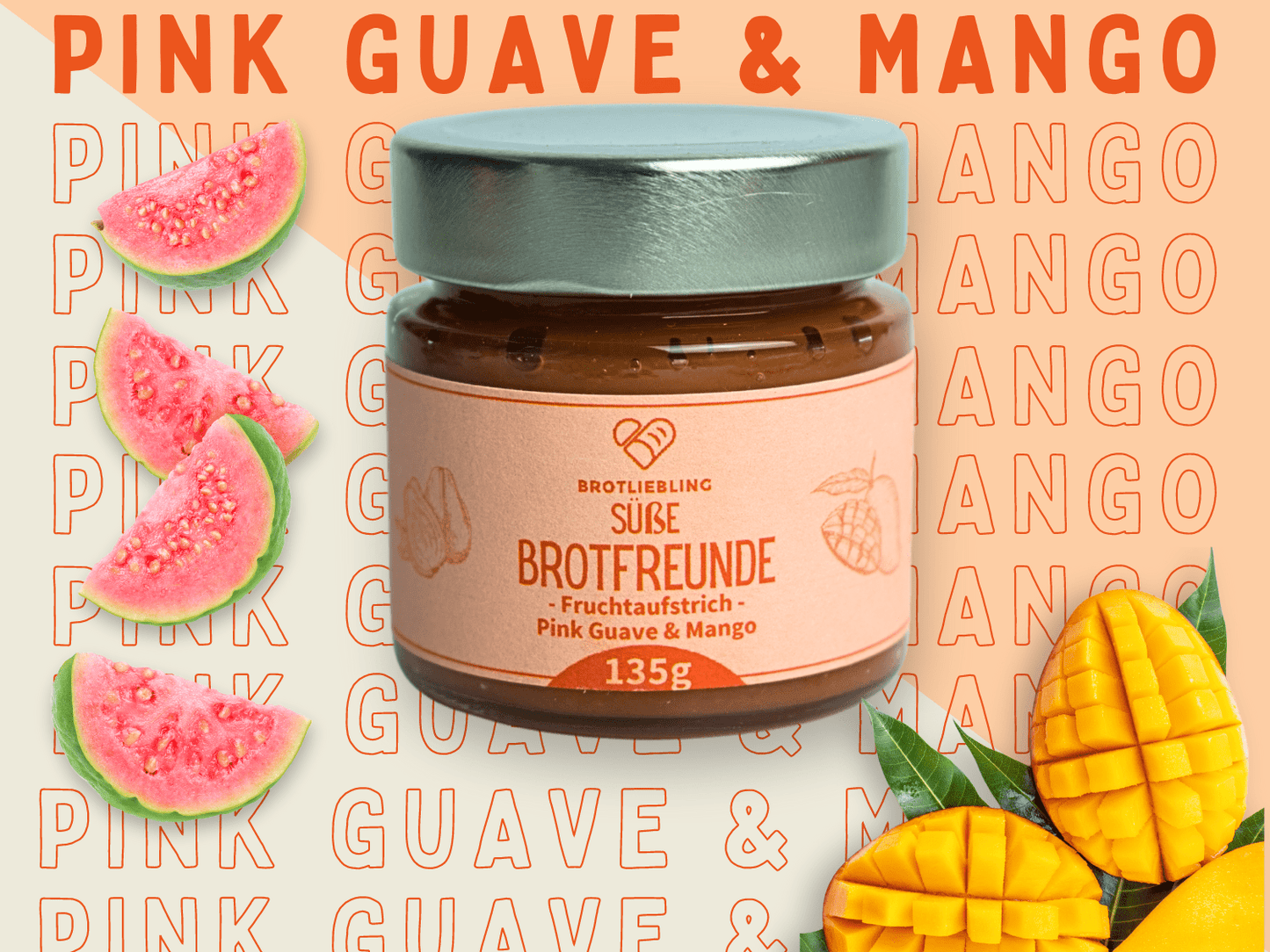 Fruchtaufstrich Pink Guave & Mango