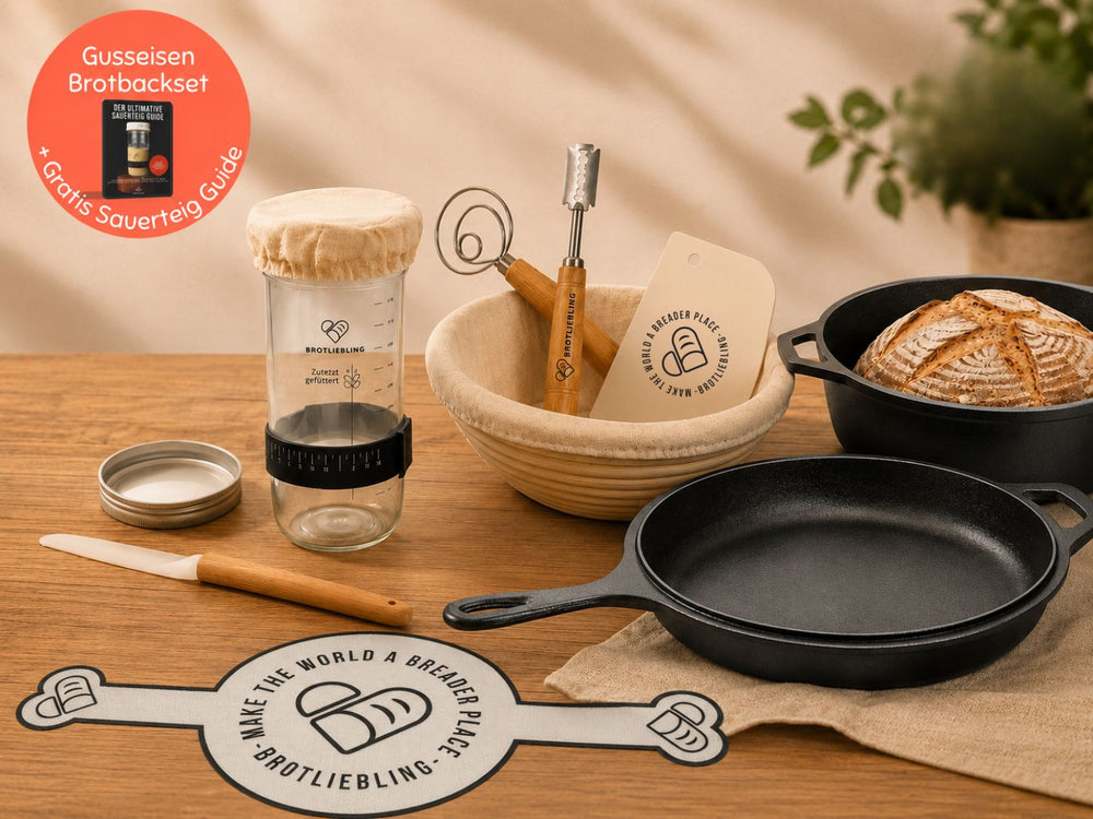 Gusseisen Brotback Starterset