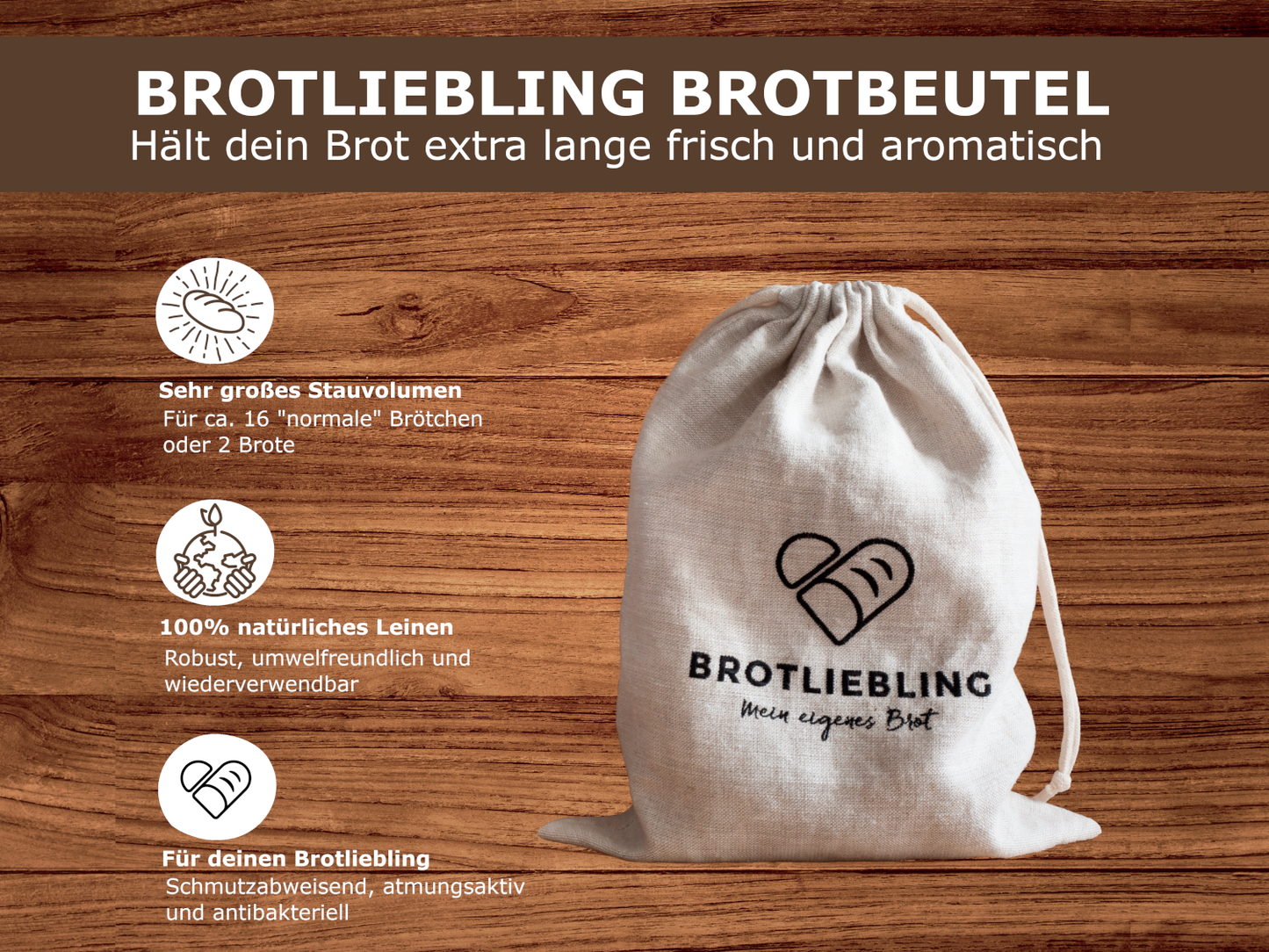 Brotliebling Brotbeutel