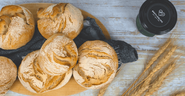 Rezept für Sauerteigbrötchen mit Weizenmehl
