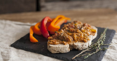 Ratatouille auf Brot