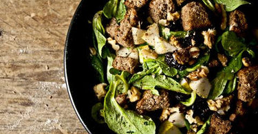 Herbstlicher Brotsalat mit Cranberrydressing