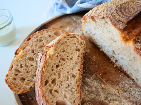 Joghurtbrot mit Sauerteig