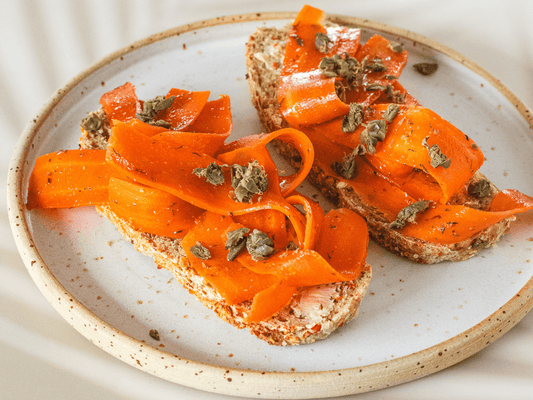 Karottenlachs, veganes Rezept , Lachsersatz