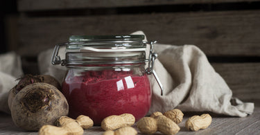 Rote Beete Pesto mit Erdnüssen