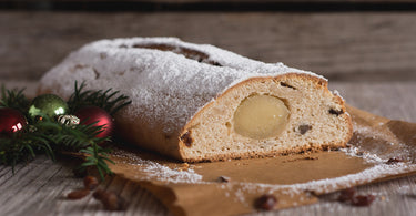 Quarkstollen Marzipan Pekannüsse Rezept