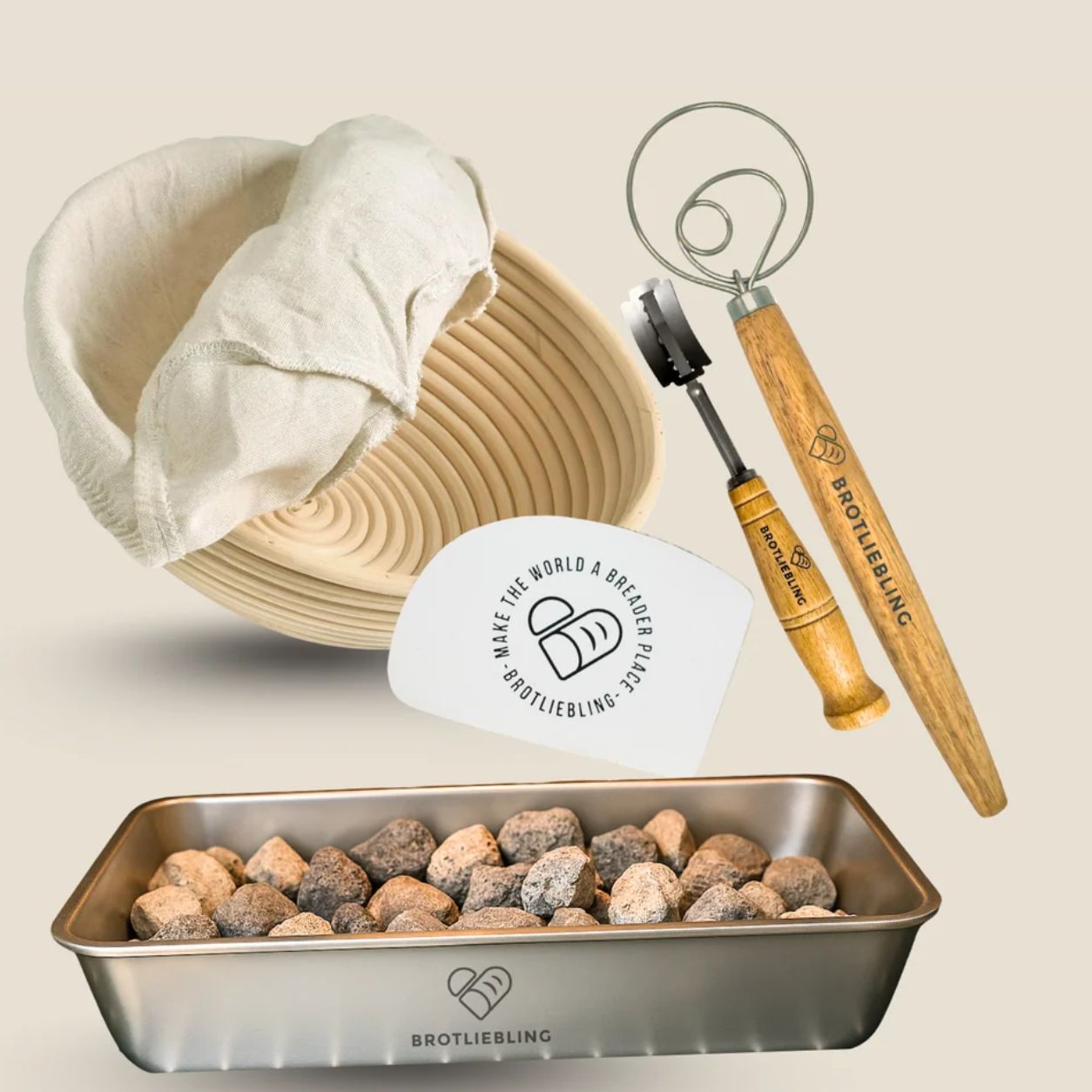 Dampfschüssel Brotback-Starter-Set