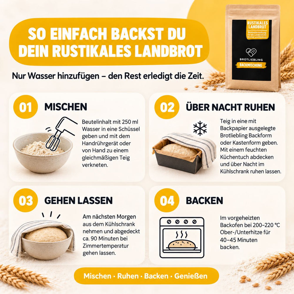 Rustikales Landbrot