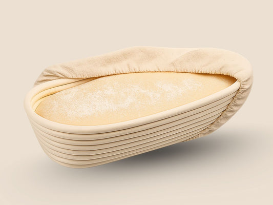 Gärkörbchen lang aus Peddigrohr für Brote bis 1000g