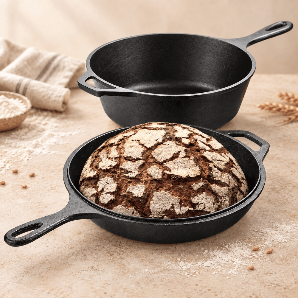 Gusseisen Brotbacktopf