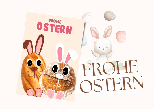 Glückwunschkarte Frohe Ostern