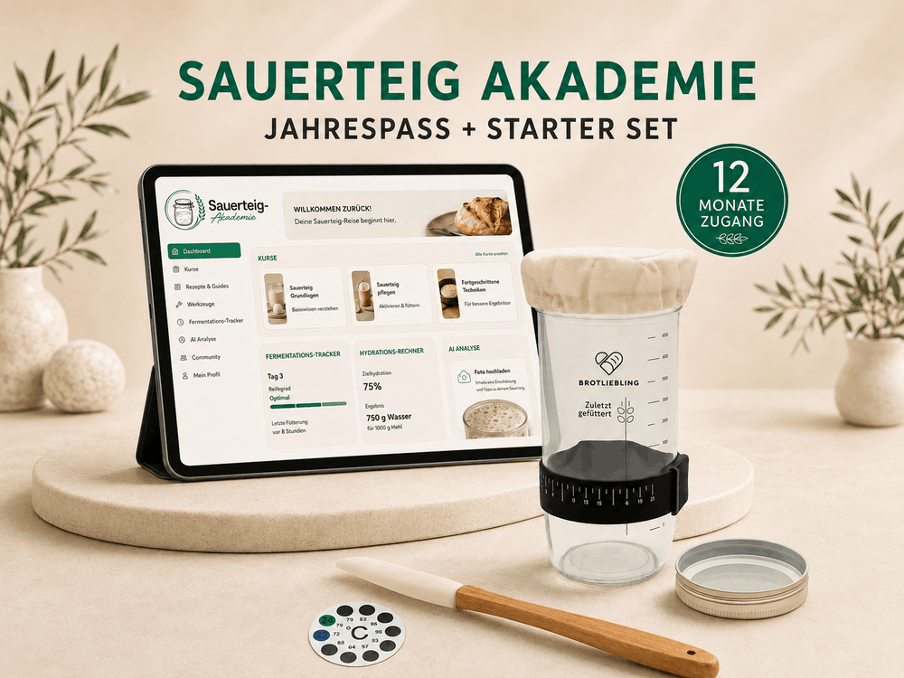 Sauerteig Starter Set + Sauerteig Akademie Jahrespass
