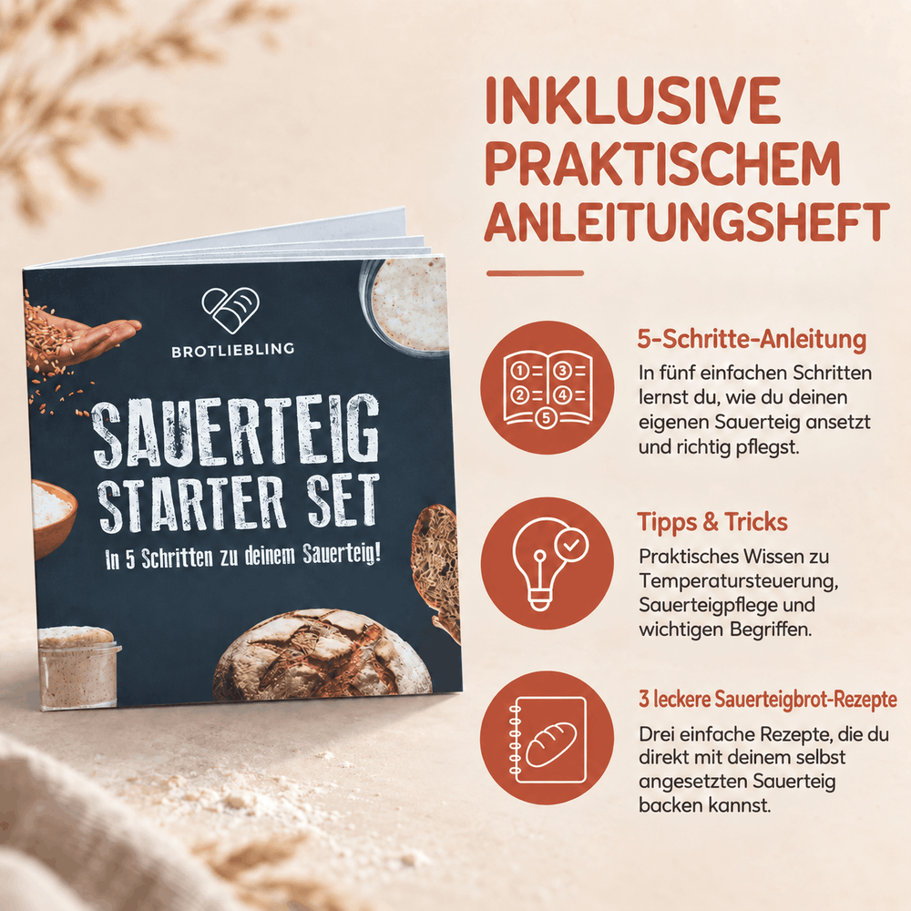 Sauerteig Starter Glas Set
