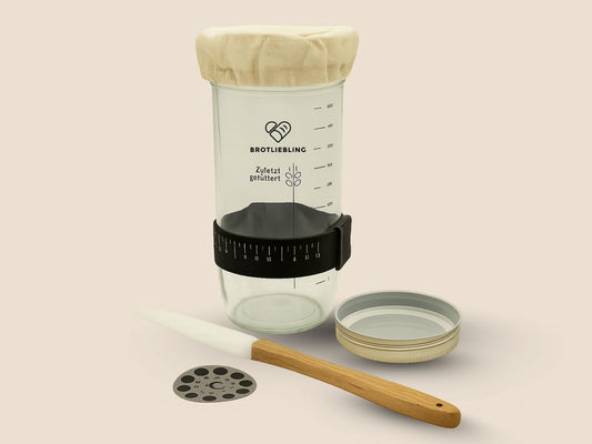 Sauerteig Starter Glas Set