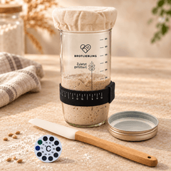 Sauerteig Starter Glas Set
