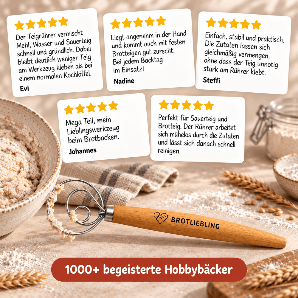 Teigrührer (Danish Dough Whisk)